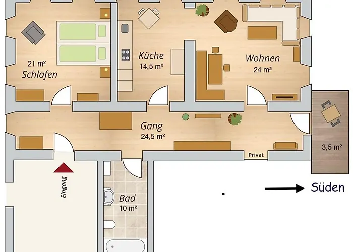 Apartment Huberhof Meisham