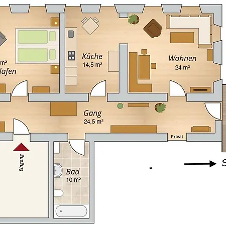 Apartman Huberhof Meisham